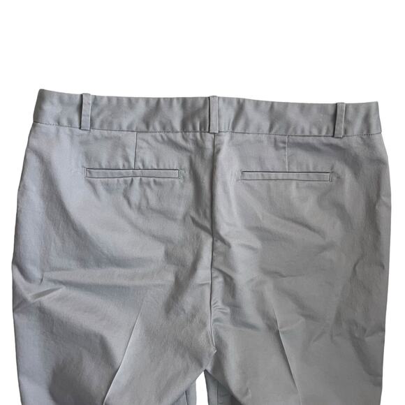 Liz Claiborne Women Emma Pants 12 Lavender Cotton Ankle Satiny Classic Dressy‎ - Picture 7 of 9